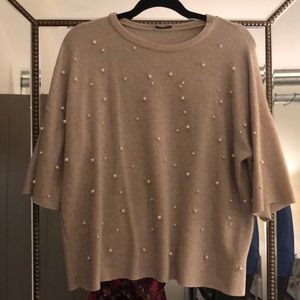 Zara sweater blouse